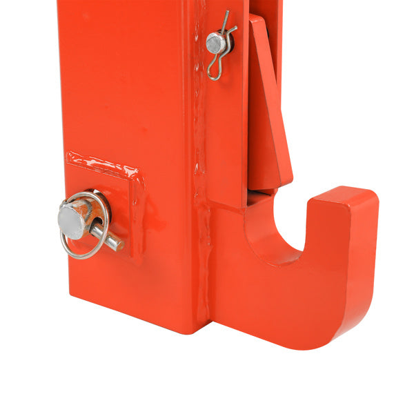 3 Pt Quick Hitch Adapter For Category 1 & 2 W/ Adjustable Bolt Tractor 3000lb,Orange