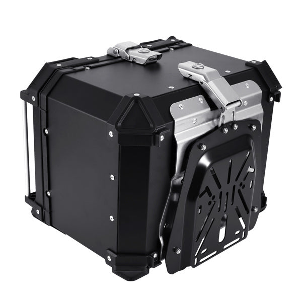 45L Motorcycle Luggage Waterproof Tail Box Scooter Trunk Storage Top Case Balck