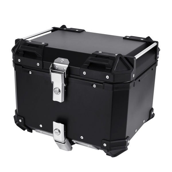 45L Motorcycle Luggage Waterproof Tail Box Scooter Trunk Storage Top Case Balck