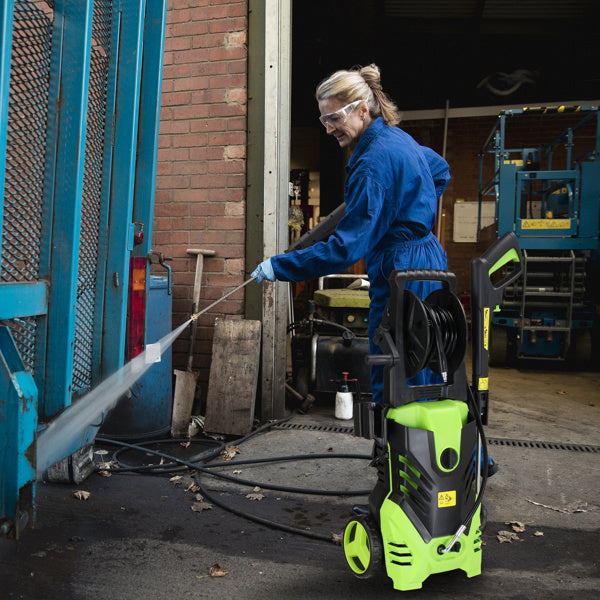 110V,3000PSI 701A 110V,3000PSI,1800W high pressure cleaning machine green