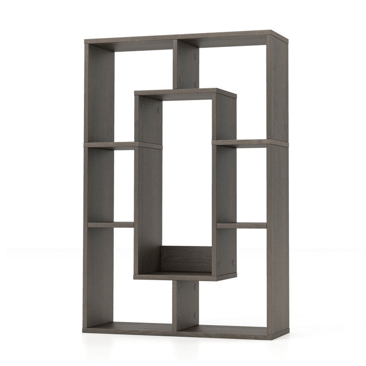 7-Cube Geometric Bookshelf Modern Decorative Open Bookcase