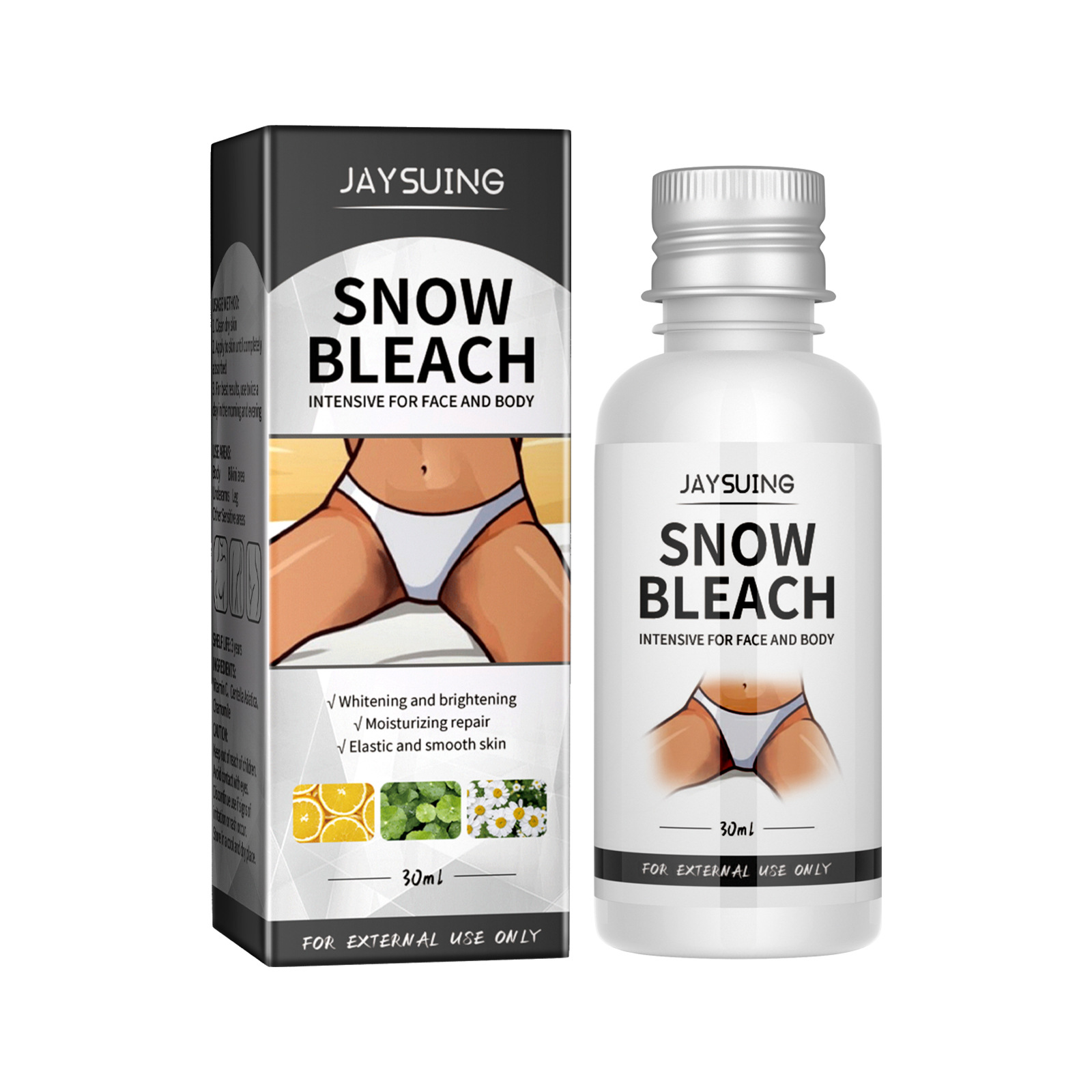 Snow Bleach Cream for Sark Spot Remover for Body, Intimate Areas-Underarm, Neck, Armpit, Knees, Elbows, Dark Spot Remover Cream, Skin Lightening Bleaching Cream for Face and Body