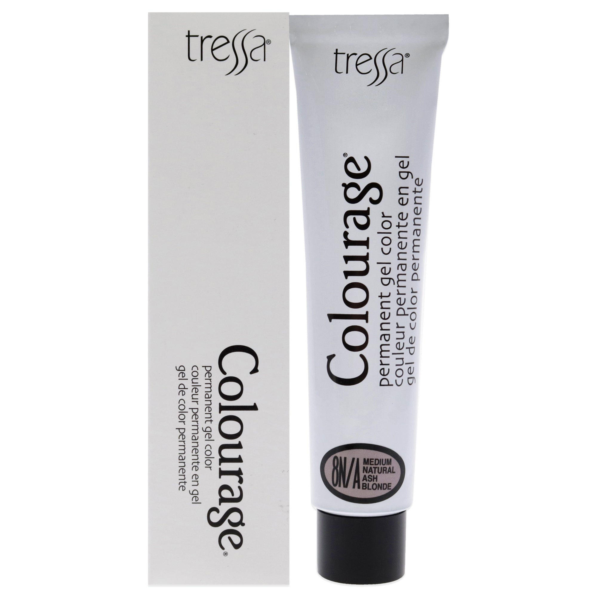 Colourage Permanent Gel Color - 8NA Natural Ash by Tressa for Unisex - 2 oz Hair Color