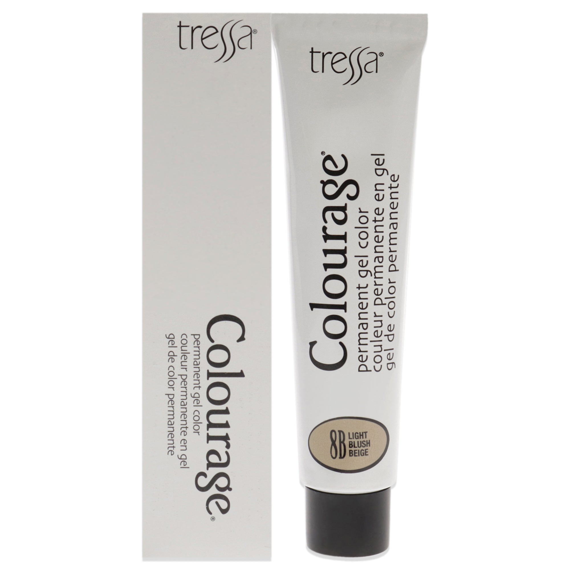 Colourage Permanent Gel Color - 8B Light Blush Beige by Tressa for Unisex - 2 oz Hair Color