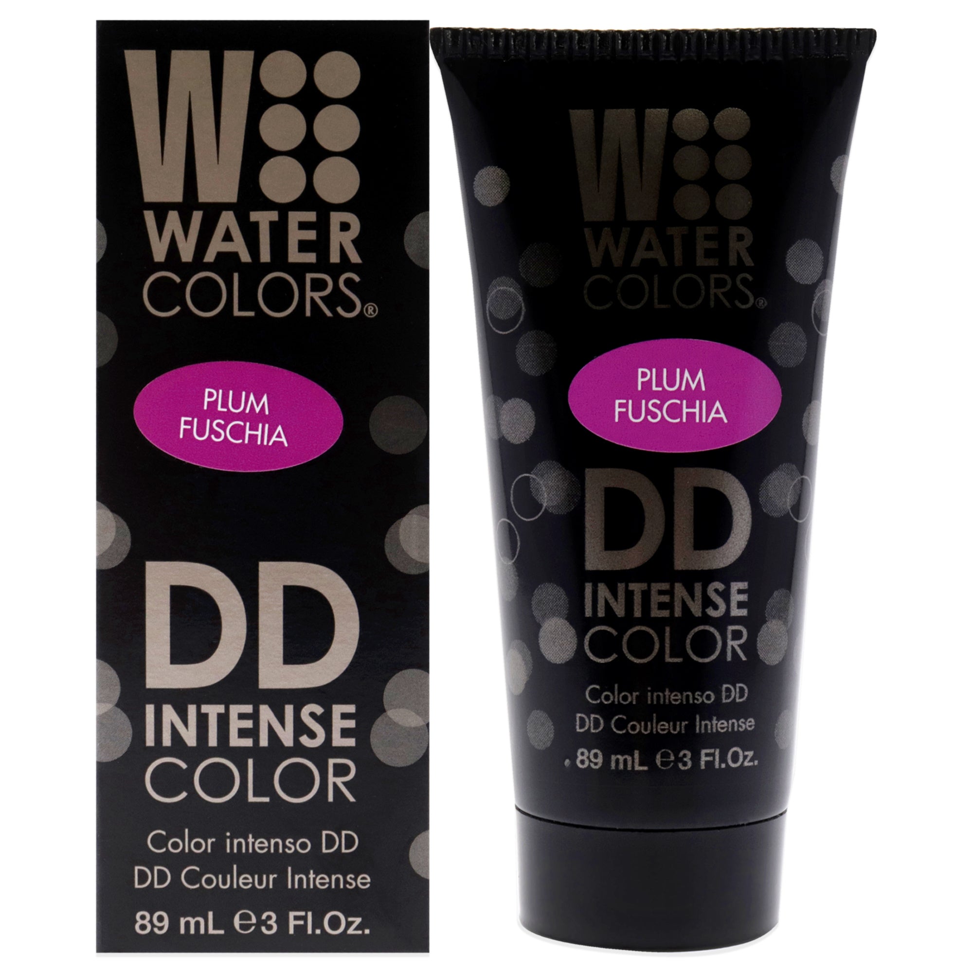 Watercolors DD Intense Color - Plum Fuchsia by Tressa for Unisex - 3 oz Hair Color