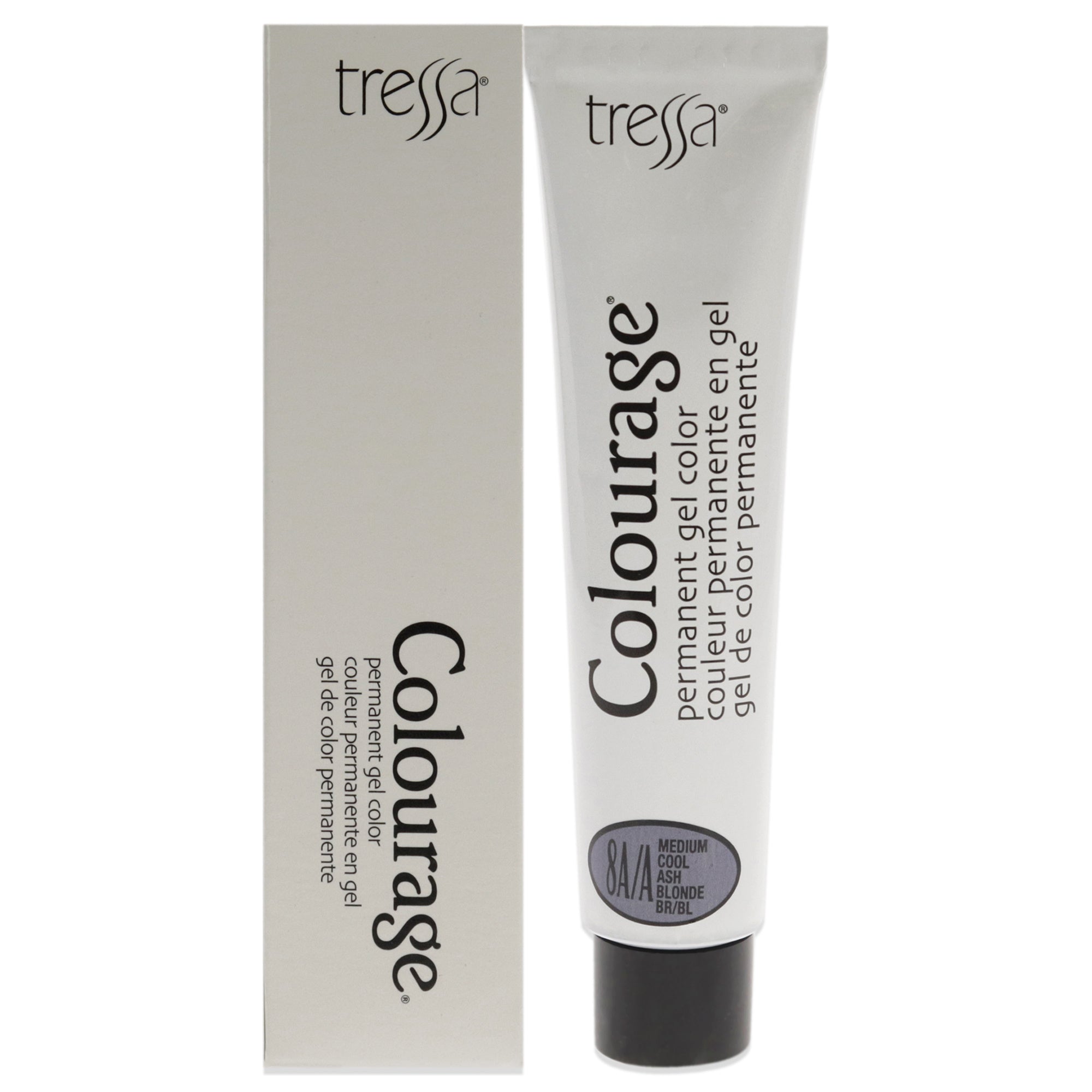 Colourage Permanent Gel Color - 8AA Medium Cool Ash Blonde by Tressa for Unisex - 2 oz Hair Color