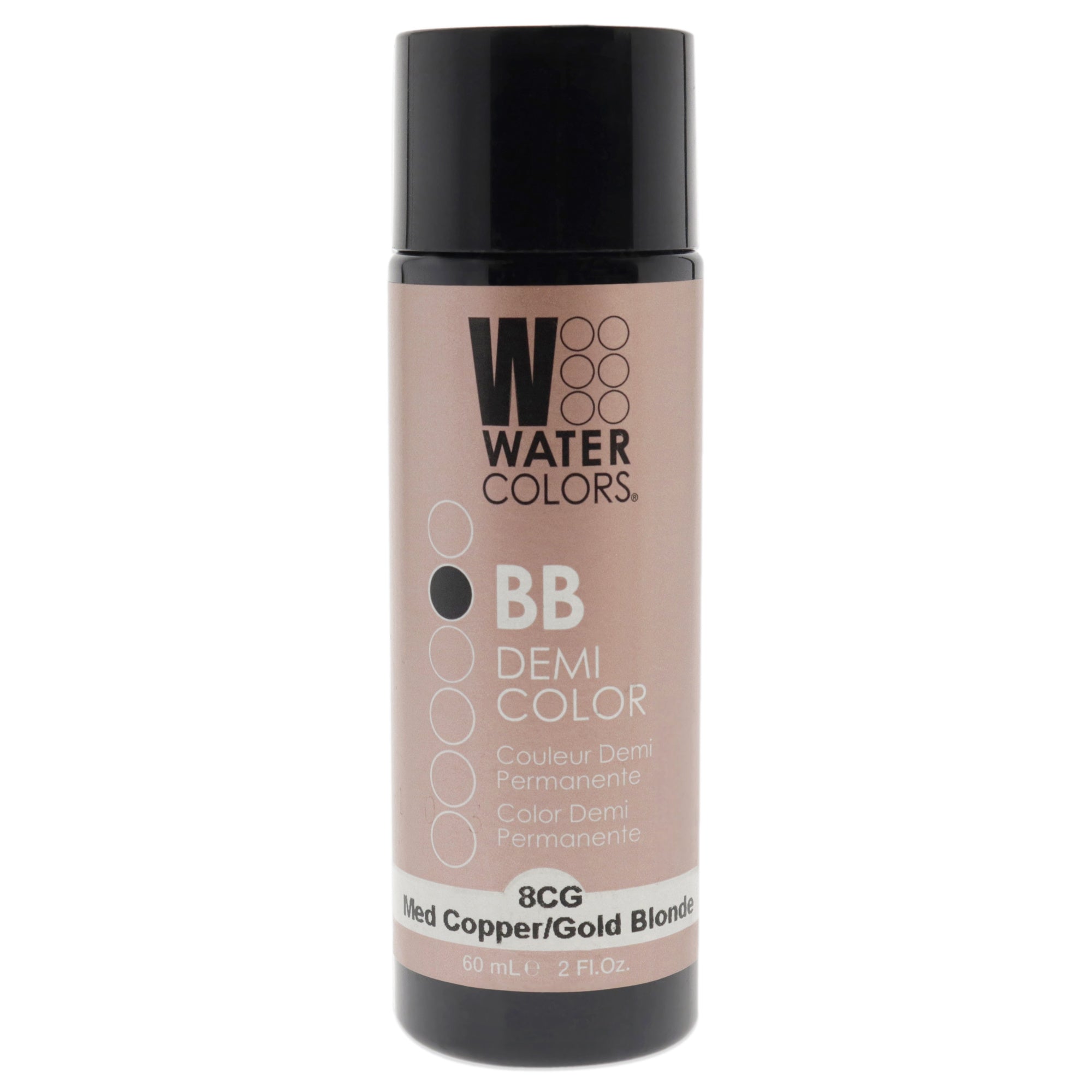 Watercolors BB Demi-Permanent Hair Color - 8CG Medium Copper Gold Blonde by Tressa for Unisex - 2 oz Hair Color