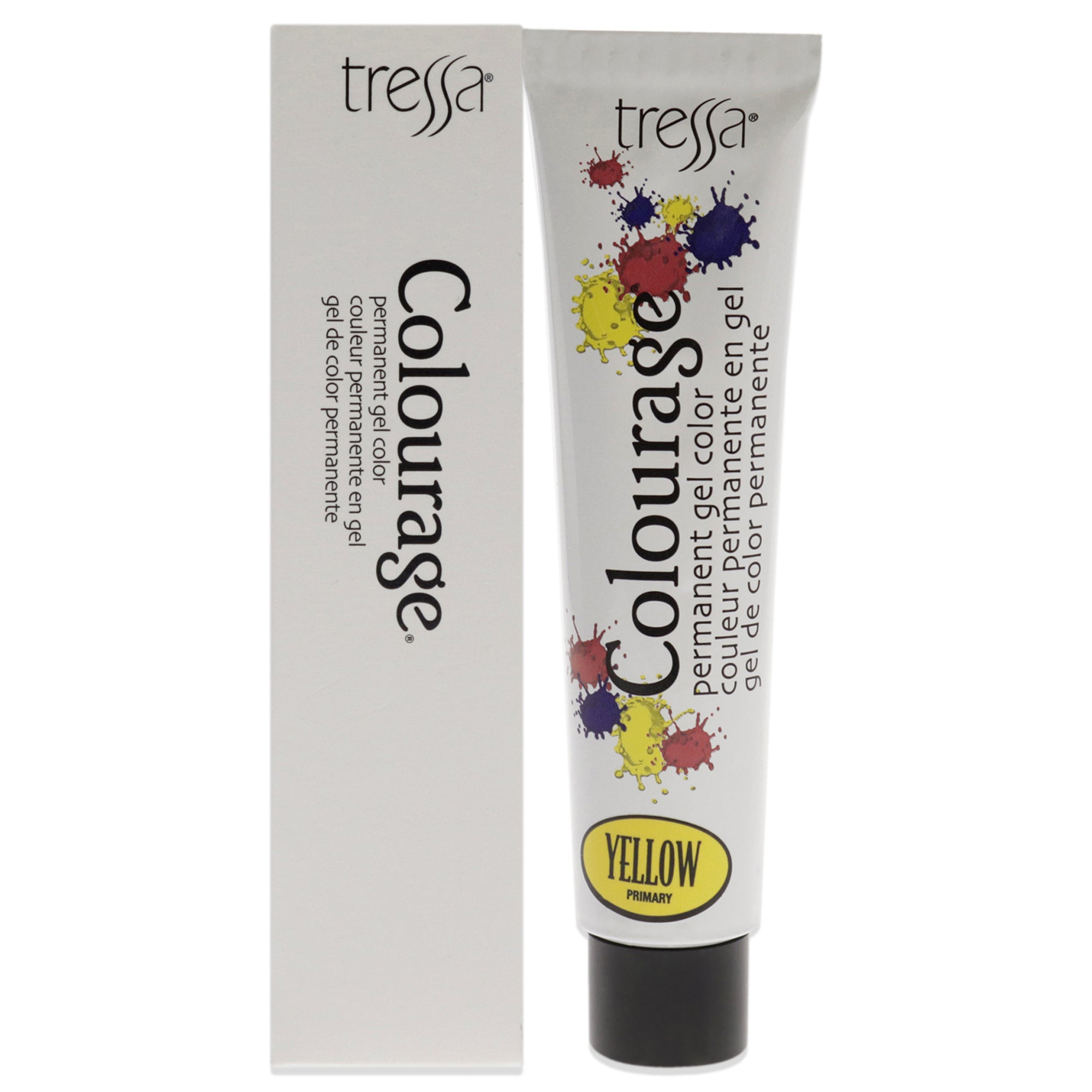 Colourage Permanent Gel Color - Yellow Concentrate by Tressa for Unisex - 2 oz Hair Color