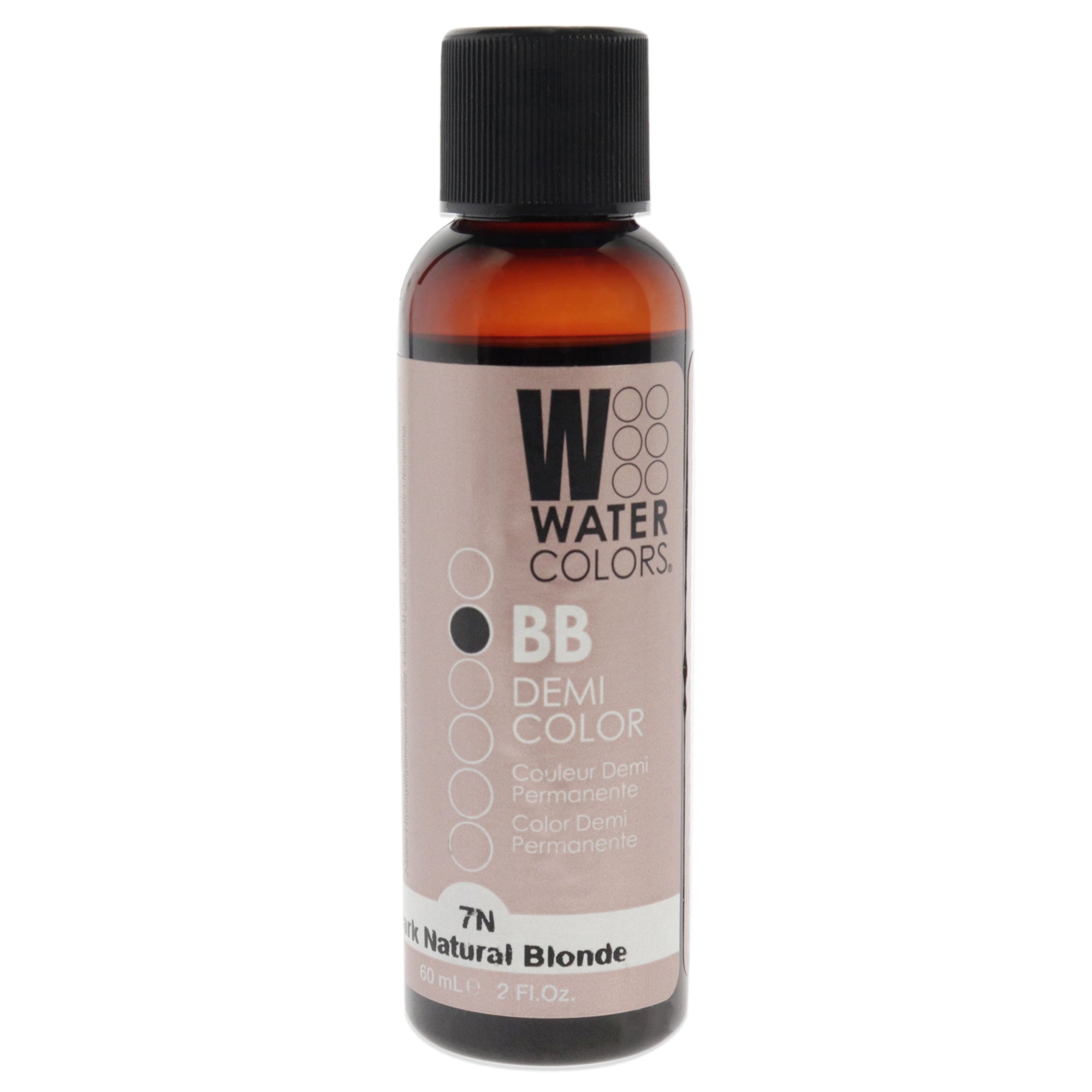 Watercolors BB Demi-Permanent Hair Color - 7N Dark Natural Blonde by Tressa for Unisex - 2 oz Hair Color