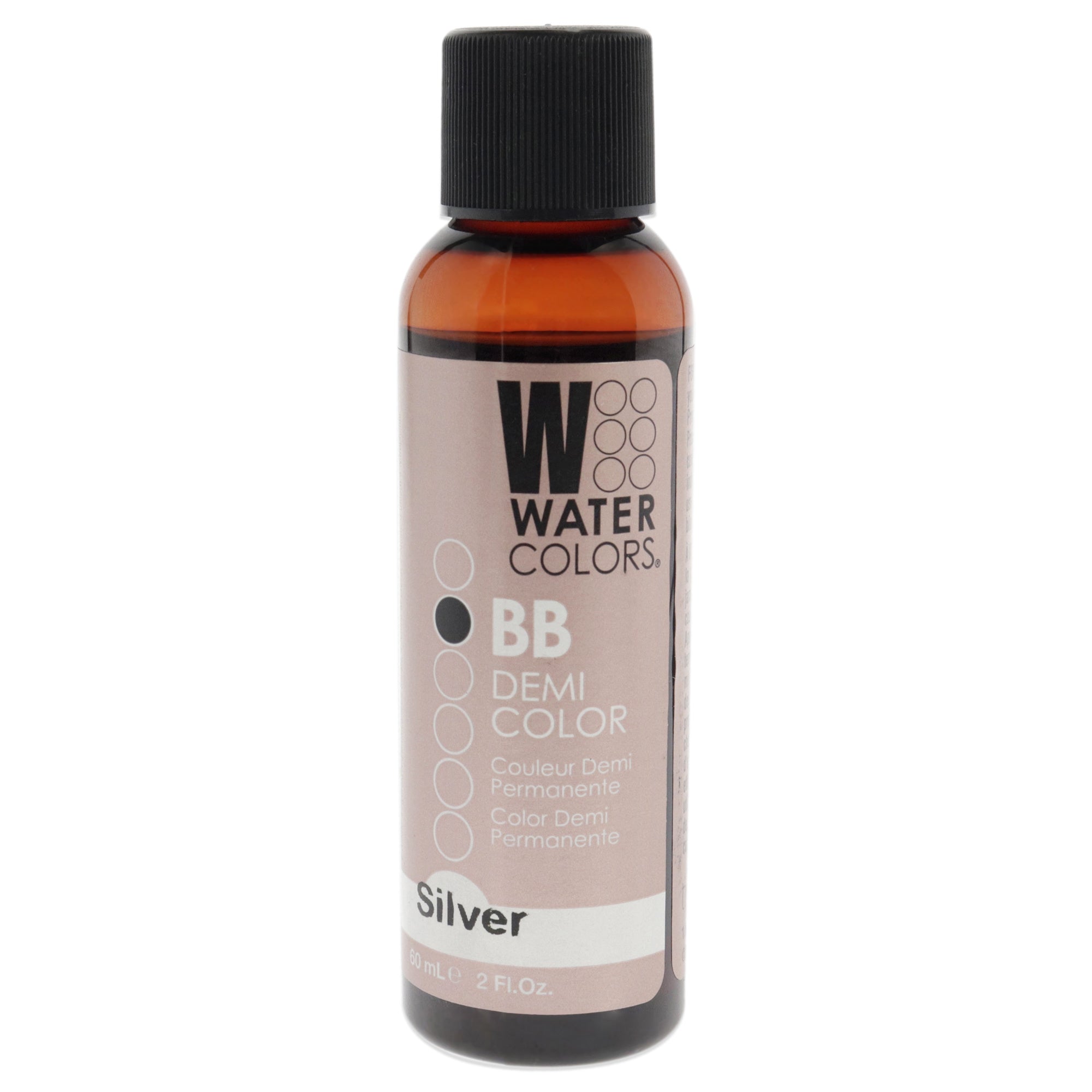 Watercolors BB Demi-Permanent Hair Color - Silver by Tressa for Unisex - 2 oz Hair Color