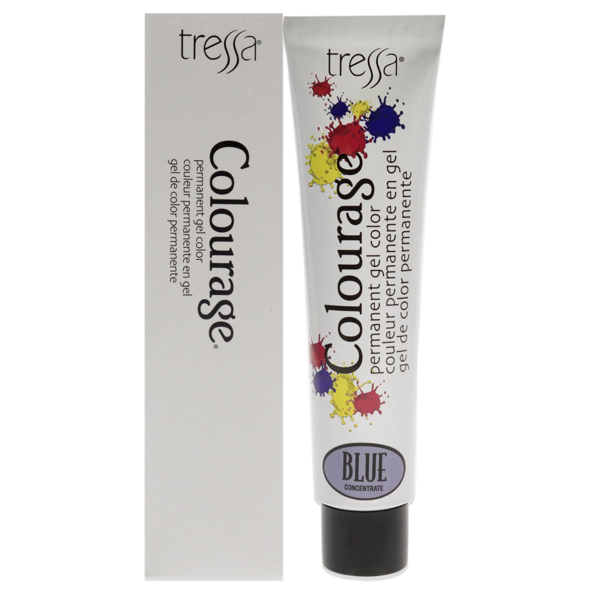 Colourage Permanent Gel Color - Blue Concentrate by Tressa for Unisex - 2 oz Hair Color