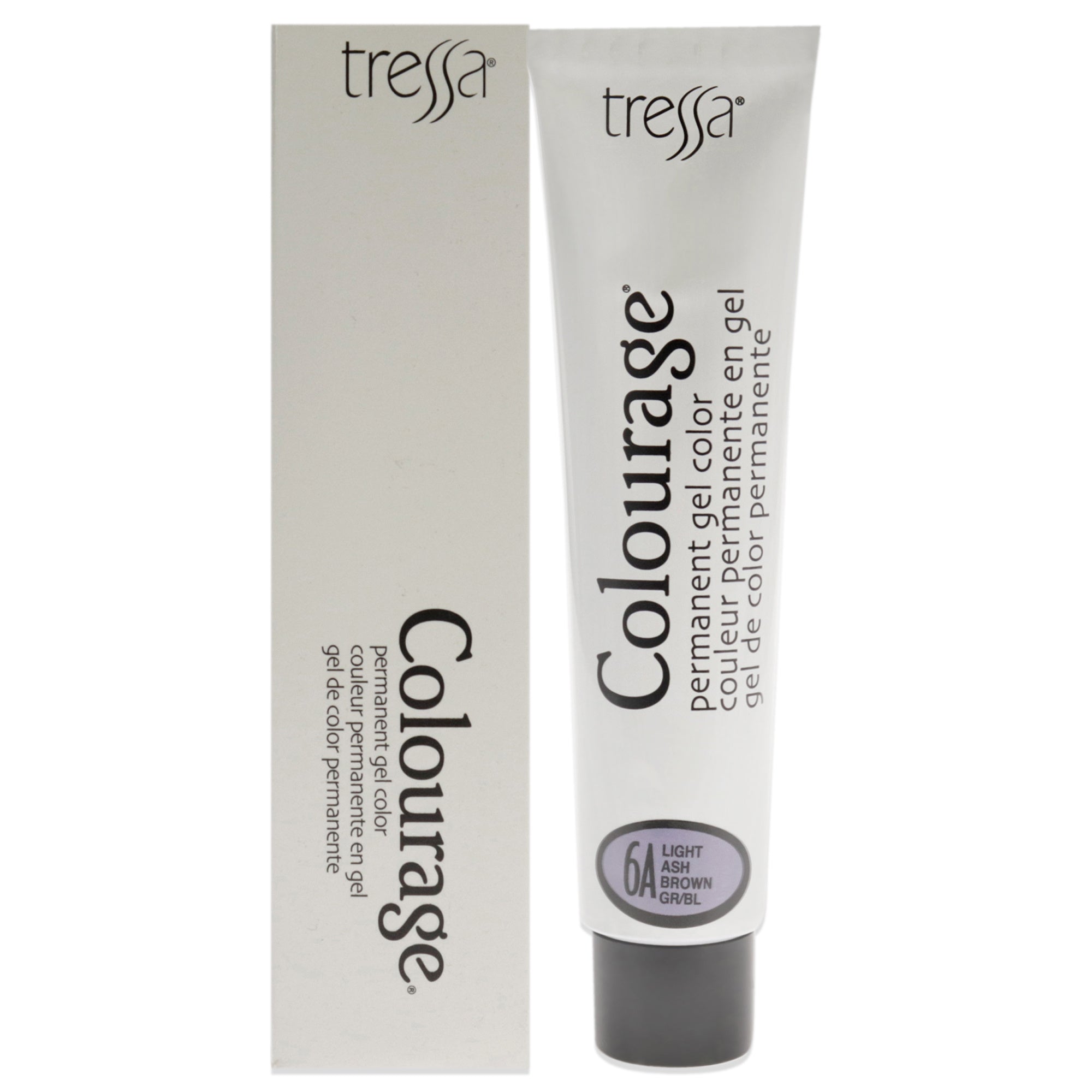 Colourage Permanent Gel Color - 6A Light Ash Brown by Tressa for Unisex - 2 oz Hair Color