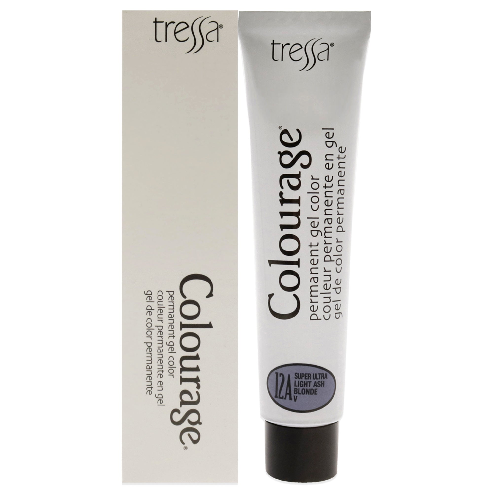 Colourage Permanent Gel Color - 12A Super Ultra Light Ash Blonde by Tressa for Unisex - 2 oz Hair Color