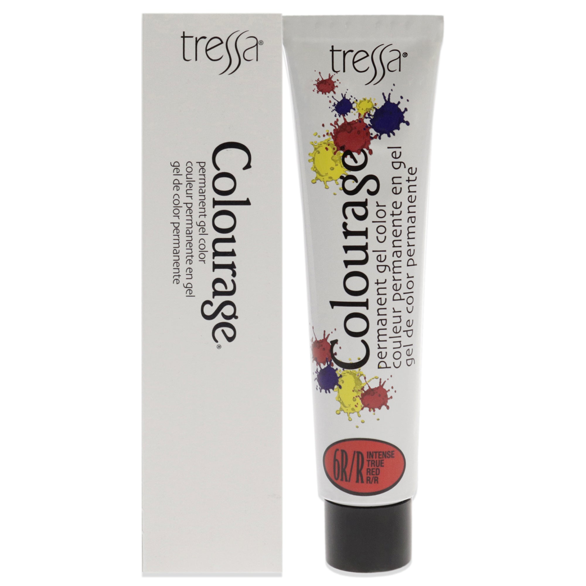 Colourage Permanent Gel Color - 6RR Intense True Red by Tressa for Unisex - 2 oz Hair Color