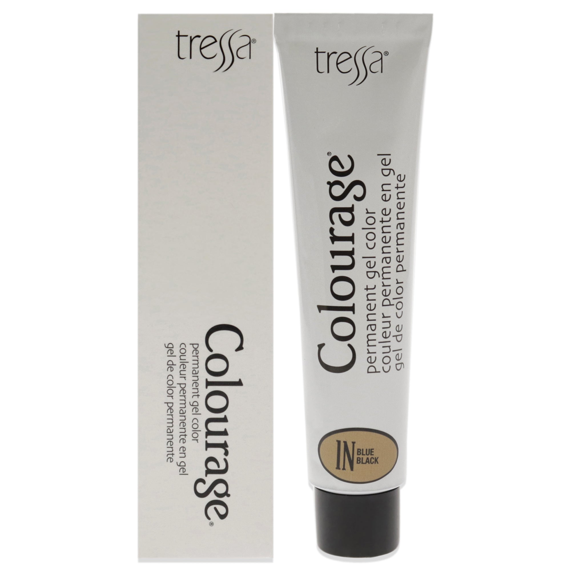 Colourage Permanent Gel Color - 1N Blue Black by Tressa for Unisex - 2 oz Hair Color