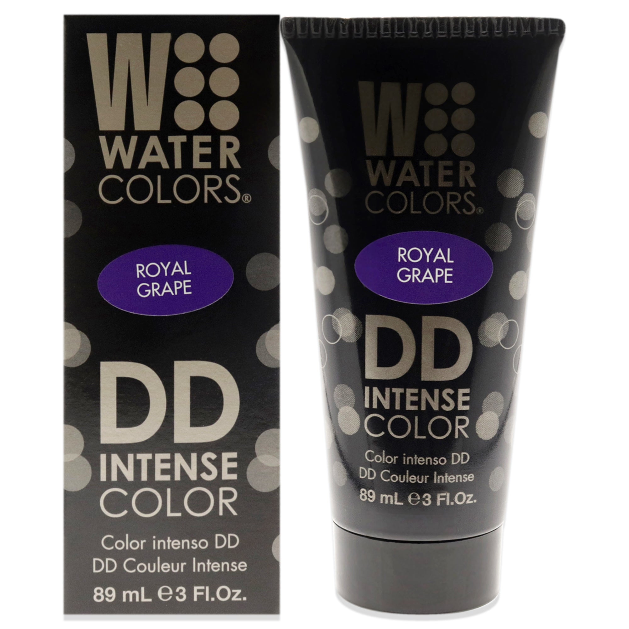 Watercolors DD Intense Color - Royal Grape by Tressa for Unisex - 3 oz Hair Color