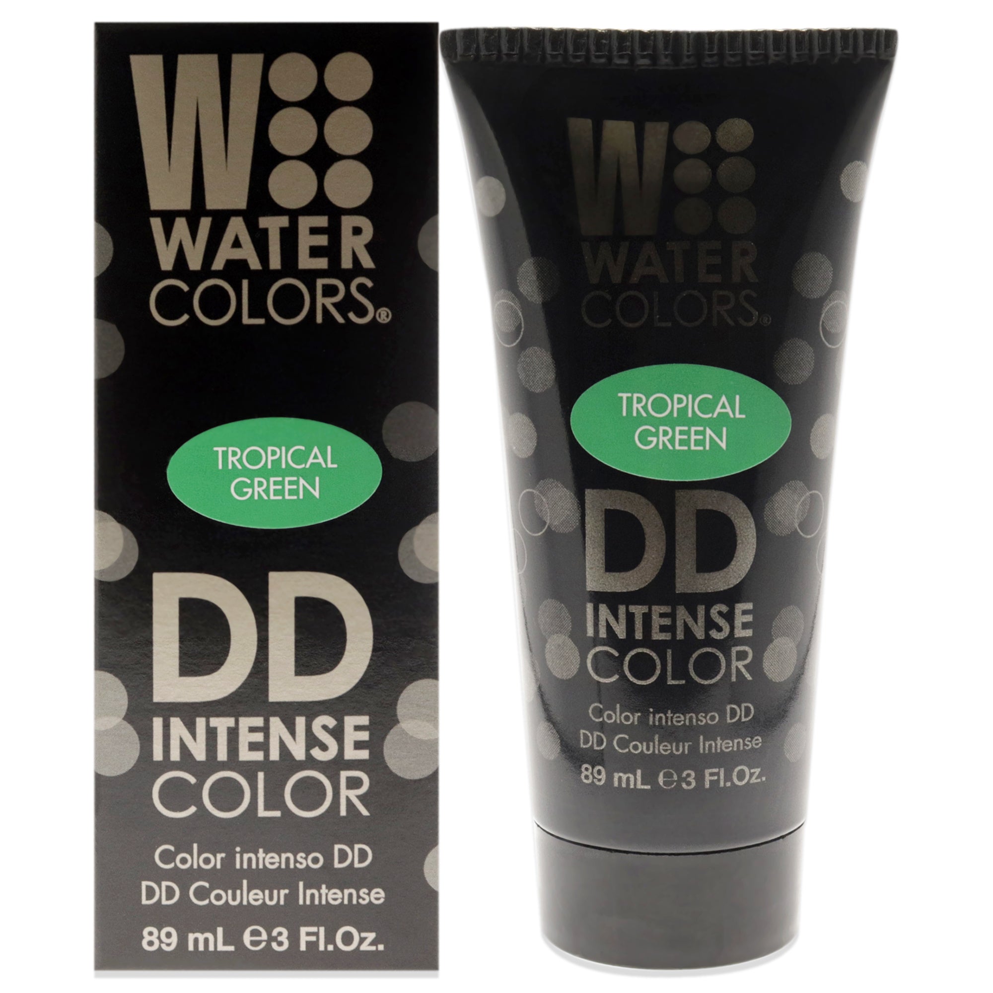 Watercolors DD Intense Color - Tropical Green by Tressa for Unisex - 3 oz Hair Color