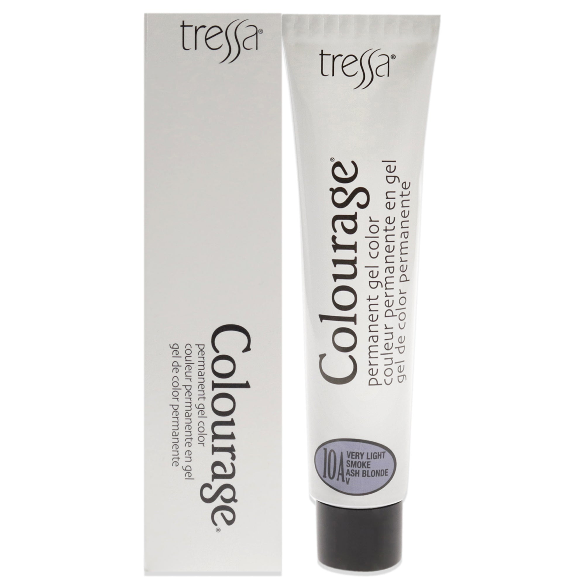 Colourage Permanent Gel Color - 10A Very Light Smoke Ash Blonde by Tressa for Unisex - 2 oz Hair Color