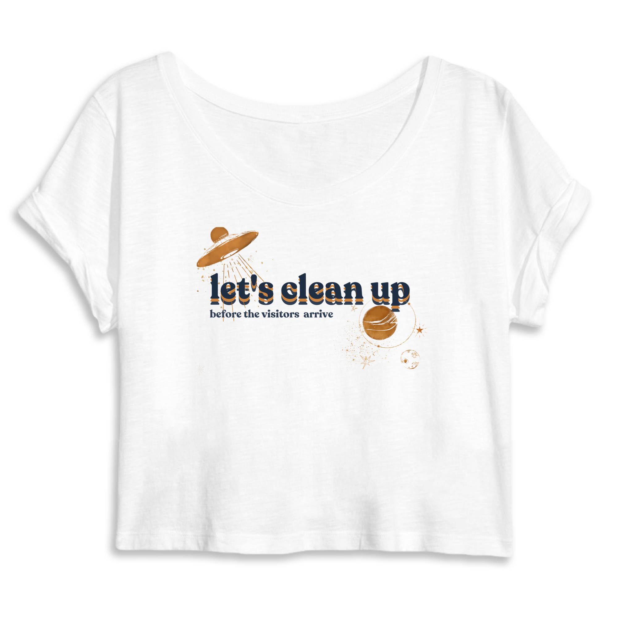 Let's Clean Up Crop-top
