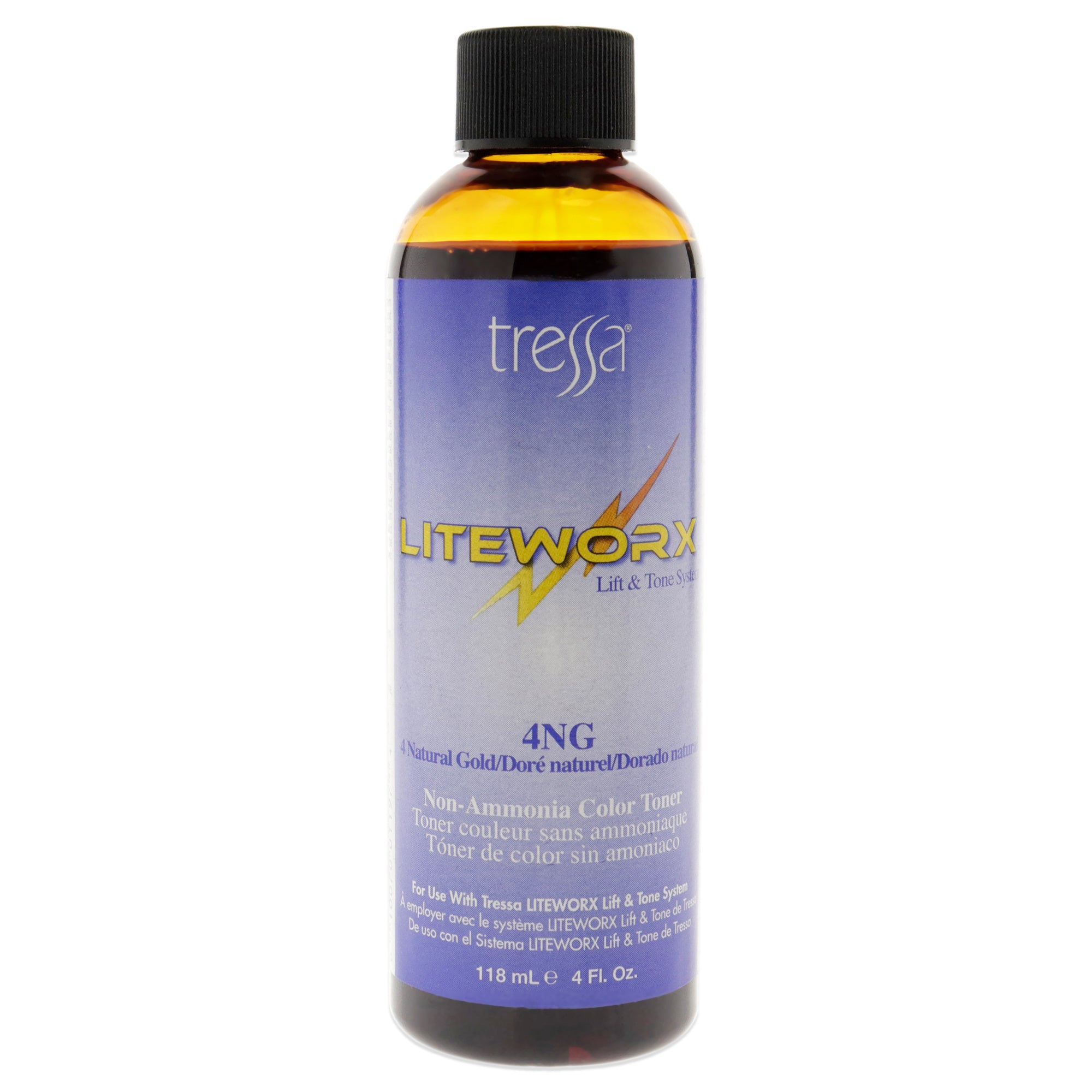 Liteworx Toner - 4NG Natural Gold by Tressa for Unisex - 4 oz Toner