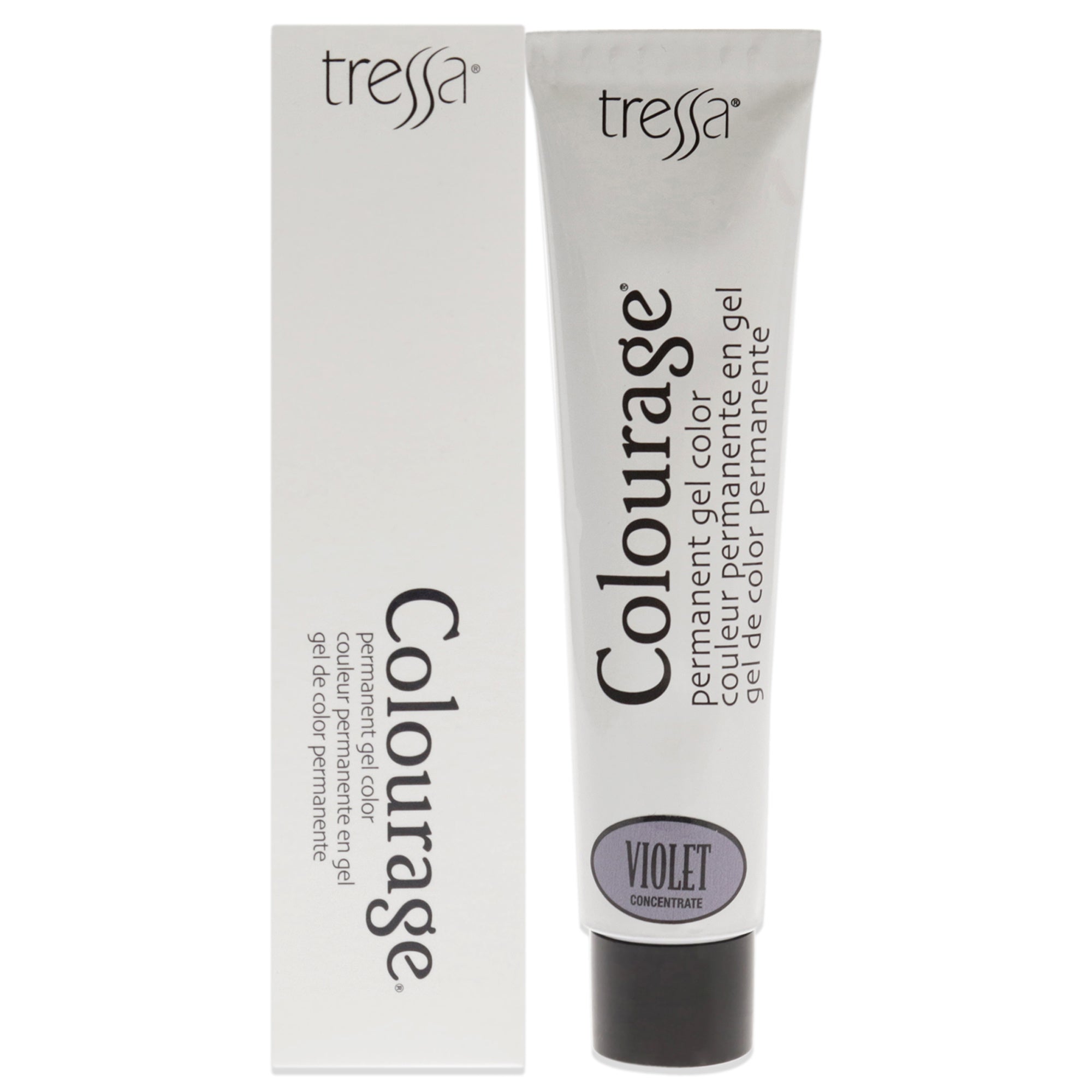 Colourage Permanent Gel Color - Violet Concentrate by Tressa for Unisex - 2 oz Hair Color