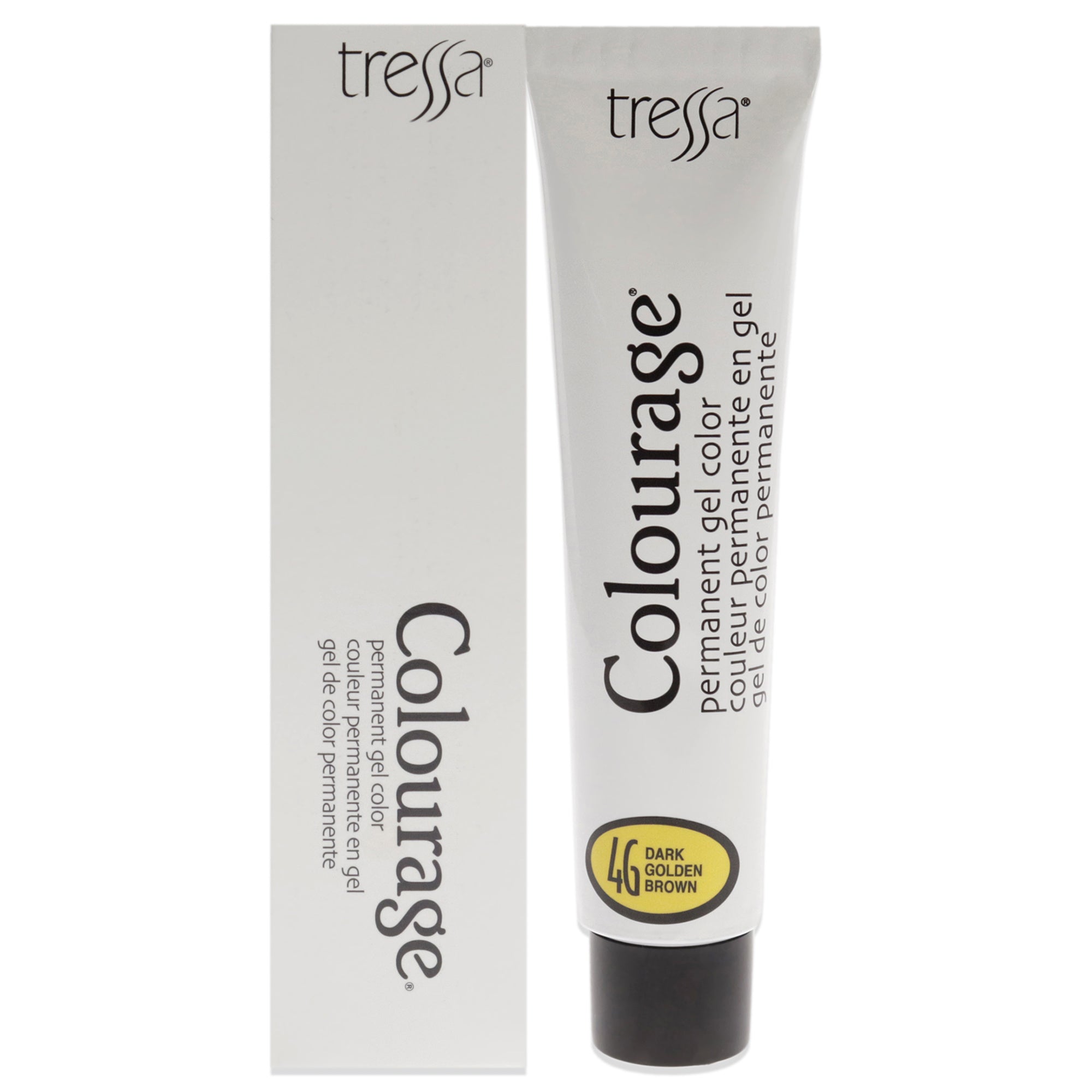 Colourage Permanent Gel Color - 4G Dark Golden Brown by Tressa for Unisex - 2 oz Hair Color