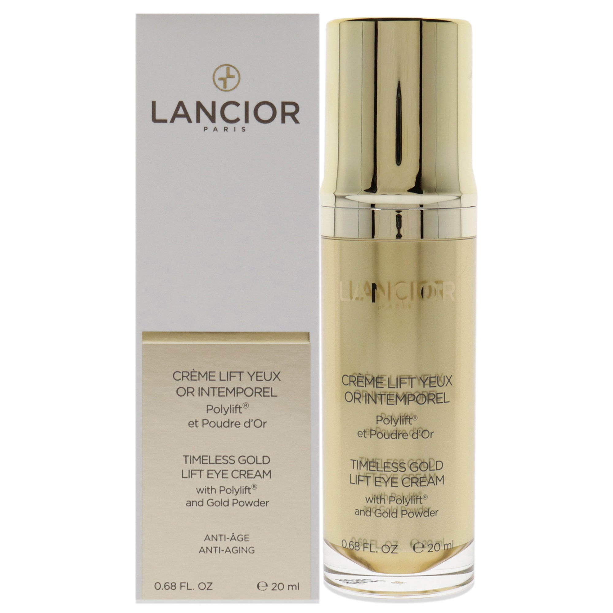 Timeless Gold Lift Eye Cream by Lancior for Unisex - 0.68 oz Cream