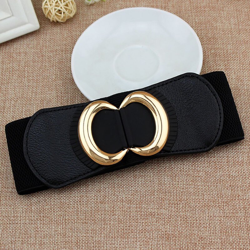 High quality Fashion Women Elastic Wide Belt Designer Luxury Brand Waist Straps Lady Dress Coat Sweater Decoration Waistband