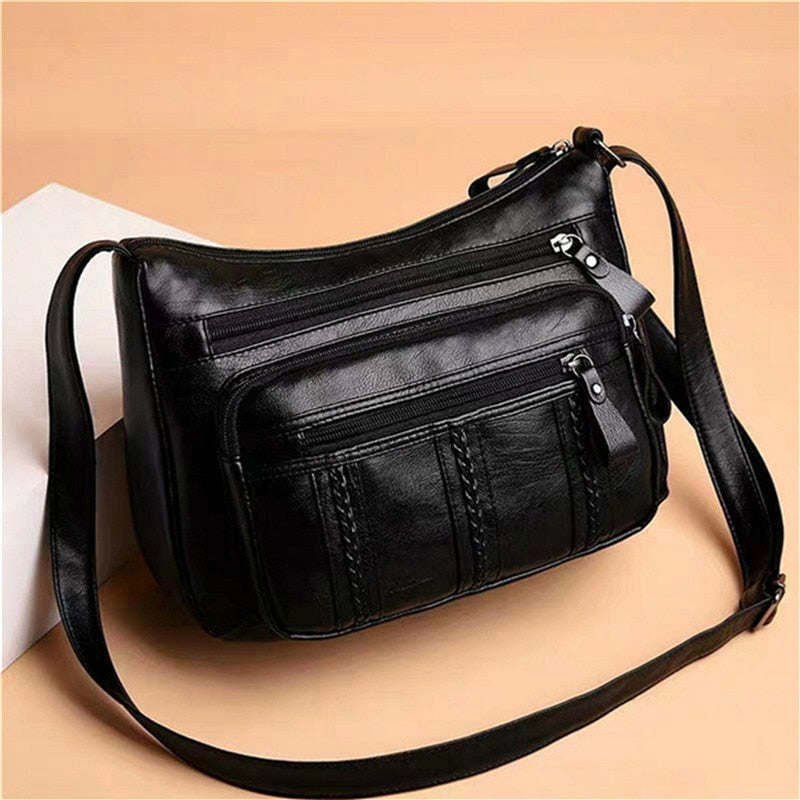 Women Crossbody Bag Soft Pu Leather Shoulder Bag Good Quality Messenger Bag Purse Ladies Handbags