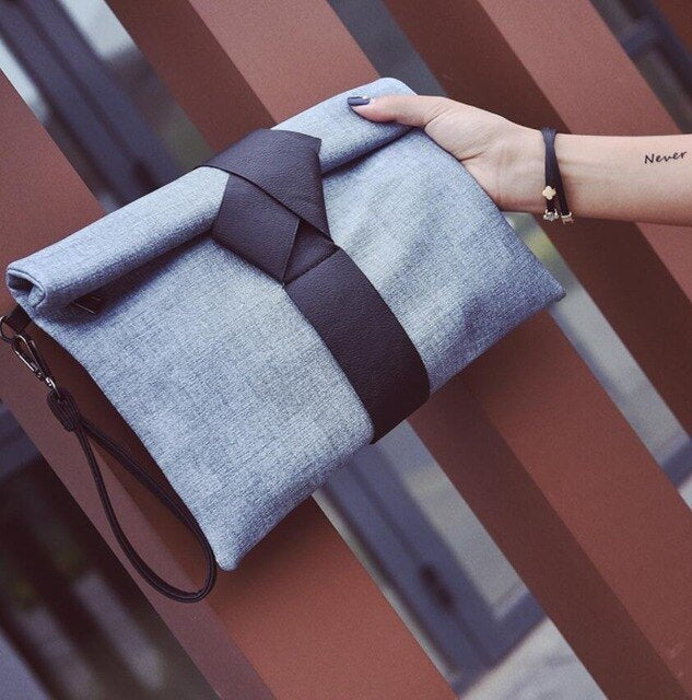 Women Day Clutches Bags Bow Leather Crossbody Bag Messenger Bags Ladies Envelope Evening Party Bag Ladies Designer Handbags Q4
