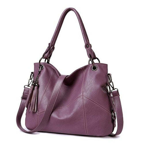 Women Leather Handbags Designer Tassel Crossbody Bags For Women Luxury