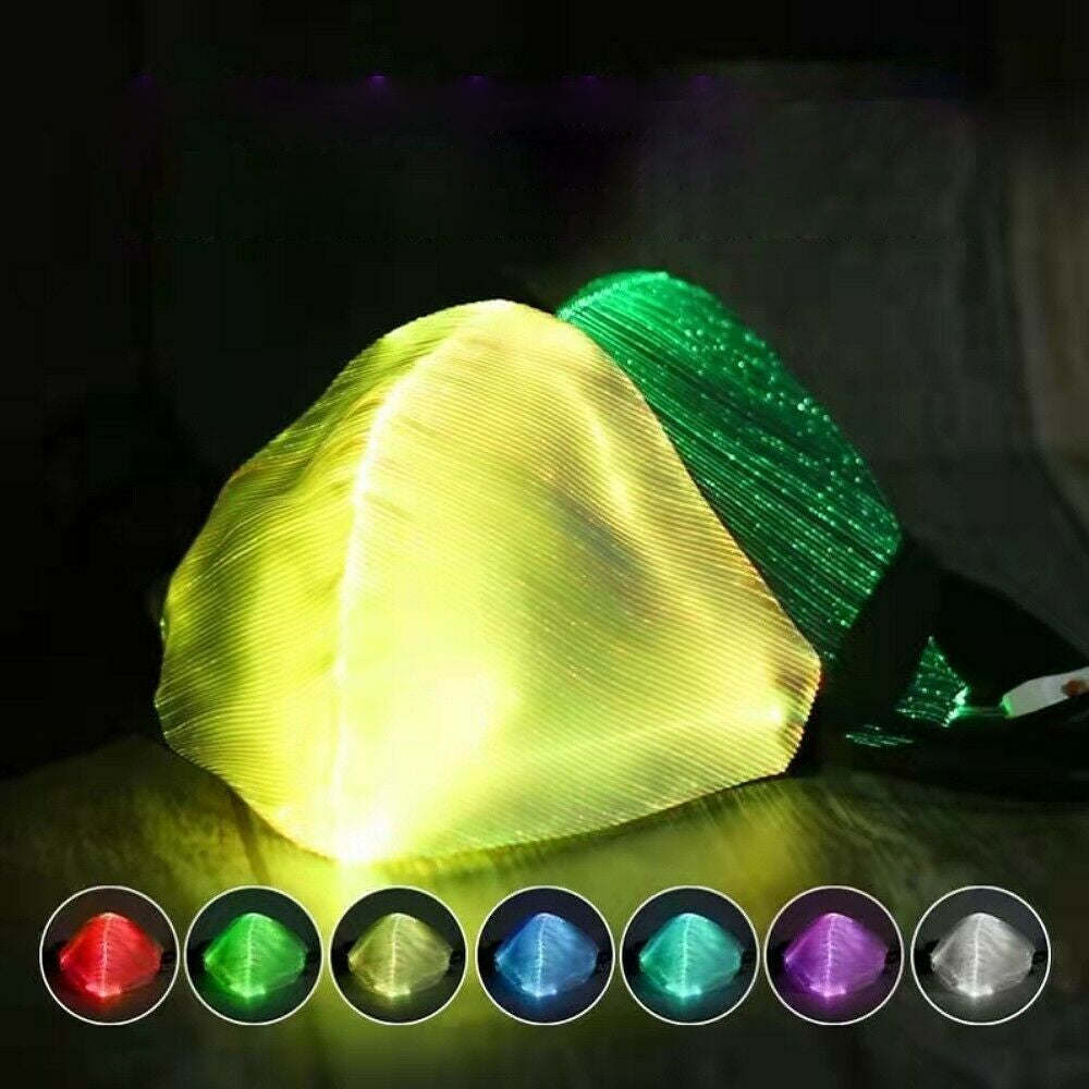 Costume -3D LED Mask 7 Colors Luminous