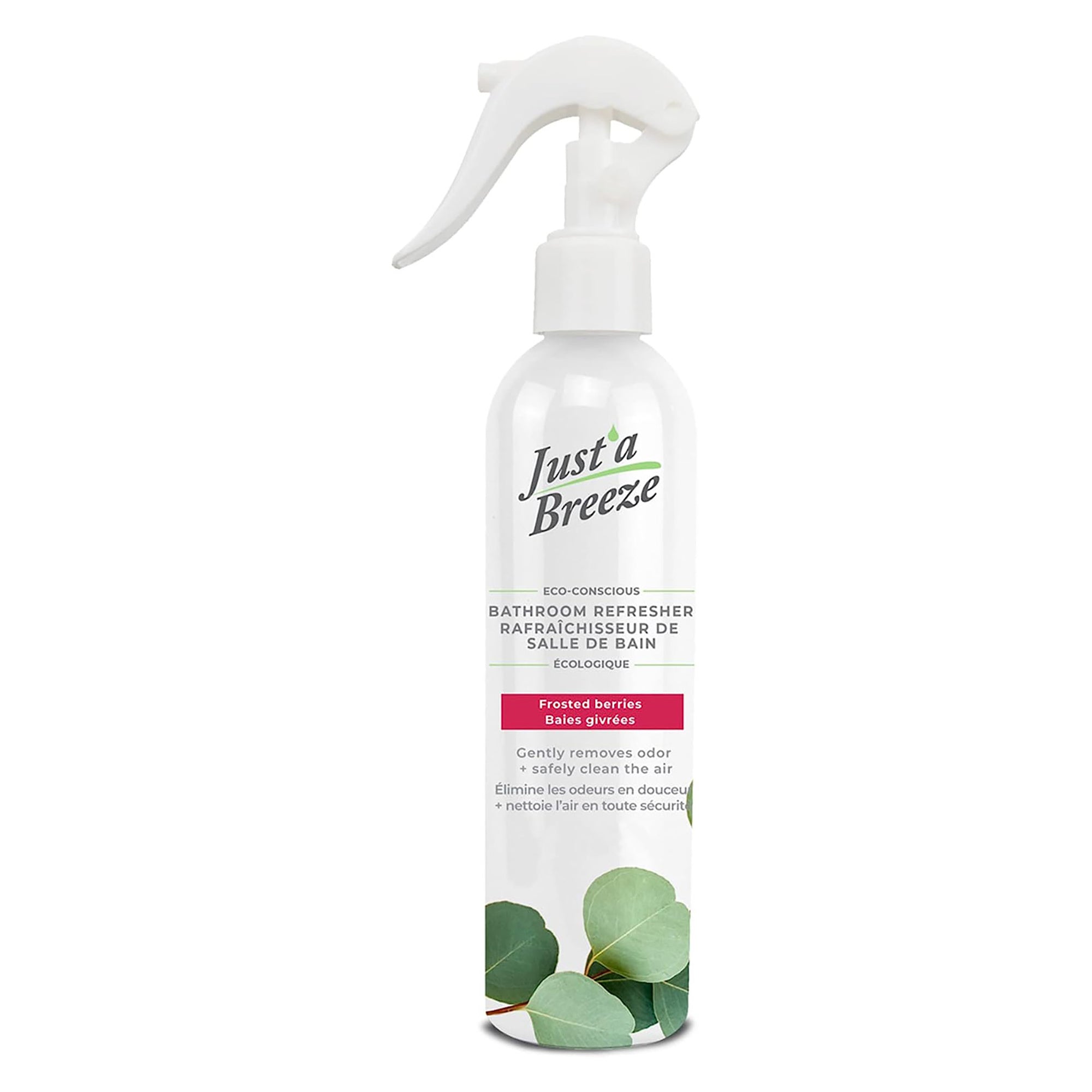 Prelam Just a Breeze Odor Eliminator - Versatile and Convenient Formula - Greatly Reduces Unwanted Smells - Effortlessly Neutralizes Odors - Safe for People and Pets - Frosted Berrie - 7.44 oz Spray