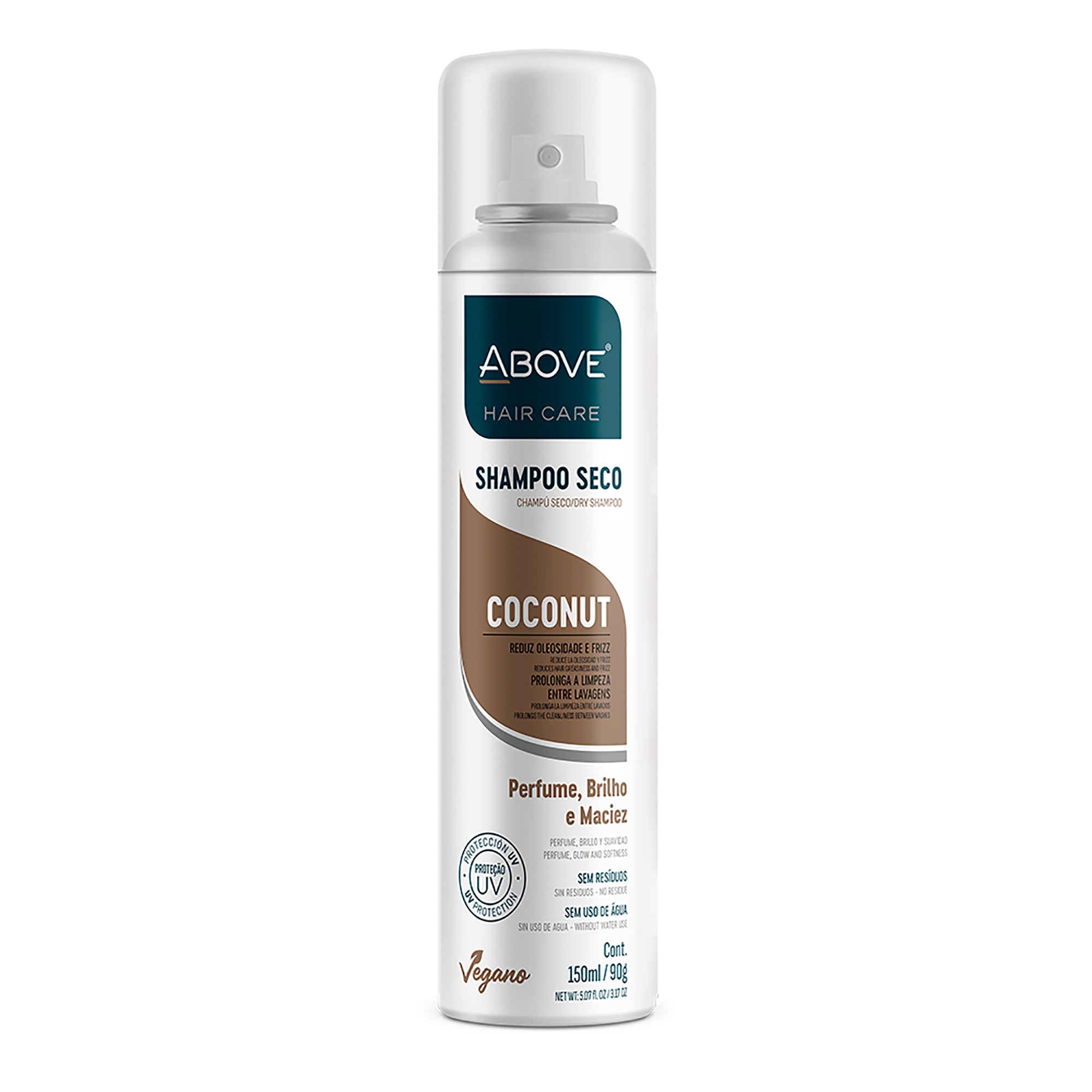 ABOVE Coconut - Dry Shampoo - Absorbs Excess Oil Between Washes - Gives Softness and Shine to Your Strands - Does Not Leave Residue - Prevents Bad Odors with Floral and Vanilla Notes - 3.17 oz