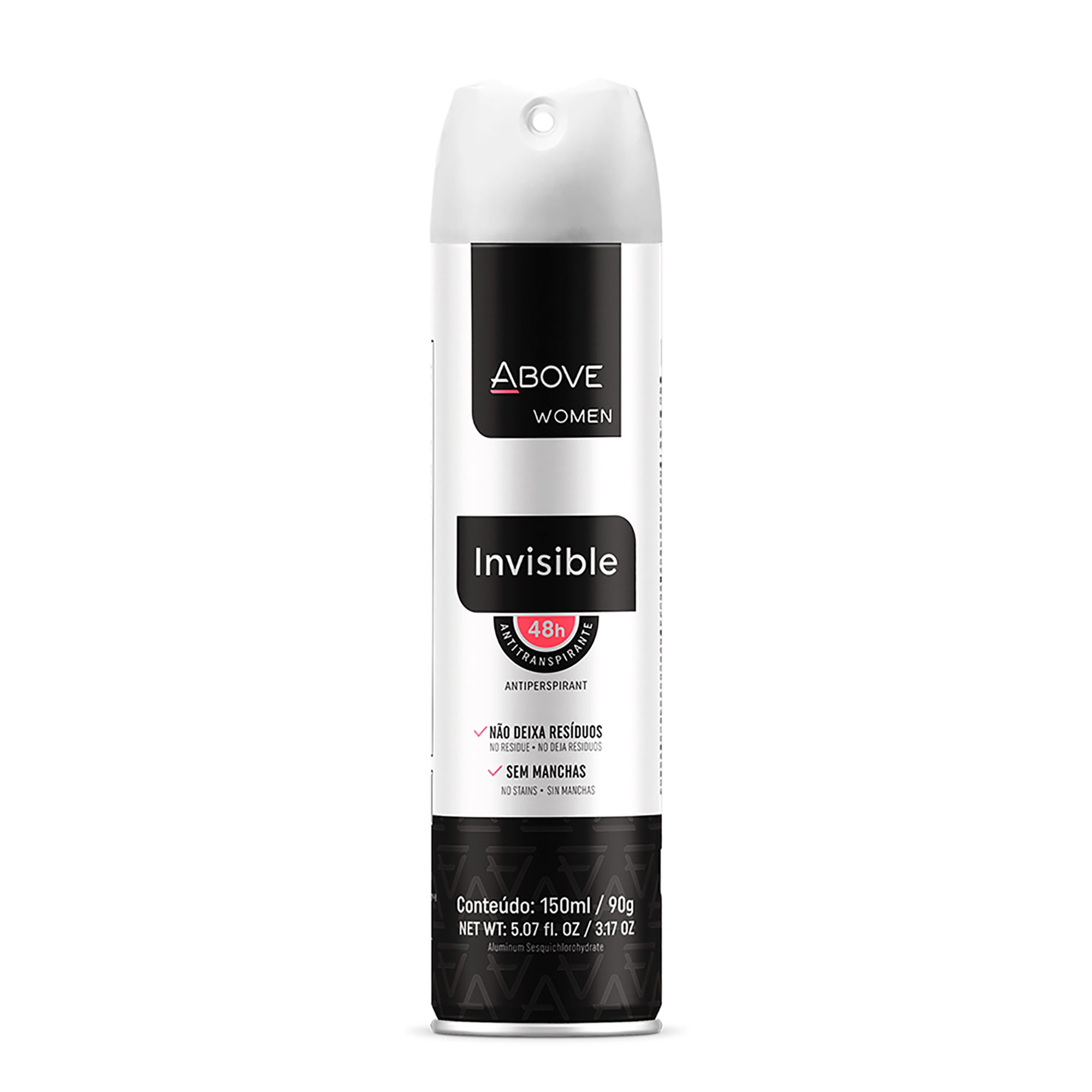 ABOVE Invisible - 48 Hours Antiperspirant Deodorant - Dry Spray for Women - Fennel Fragrance - Protects Against Sweat and Body Odor - Cruelty and Alcohol Free - Dermatologically Tested - 3.17 oz