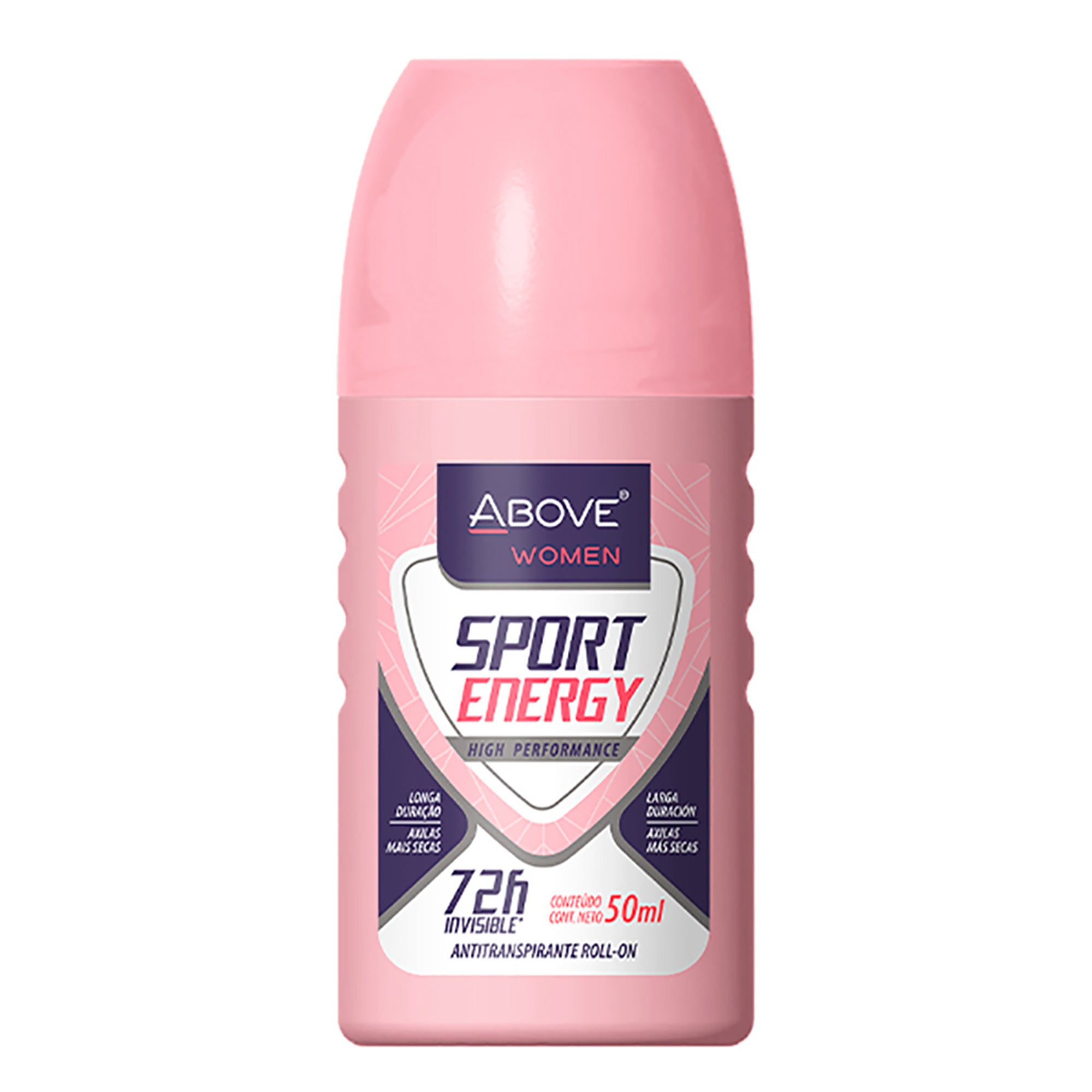 ABOVE Sport Energy - 72 Hour Antiperspirant Roll-On Deodorant - Woody, Floral Fragrance - Protects Against Sweat and Body Odor - Delivers Instant Freshness - Alcohol Free - 1.7 oz