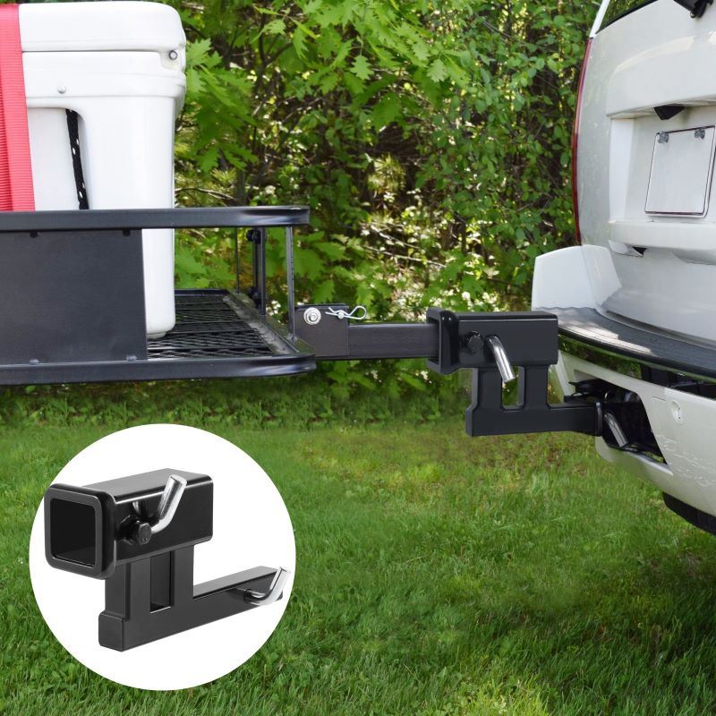 Trailer Receiver Hitch Extender Extension Adapter with Hitch Pin