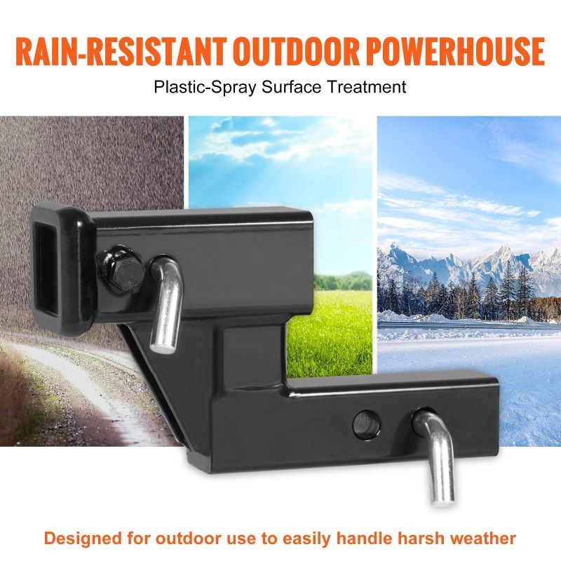 Trailer Receiver Hitch Extender Extension Adapter with Hitch Pin