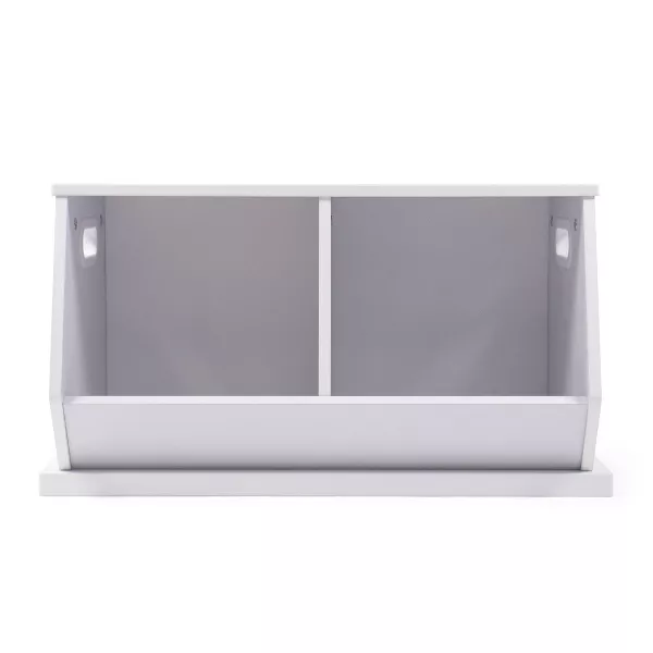 Wood Toy Storage Cubby and ' Bookcase White