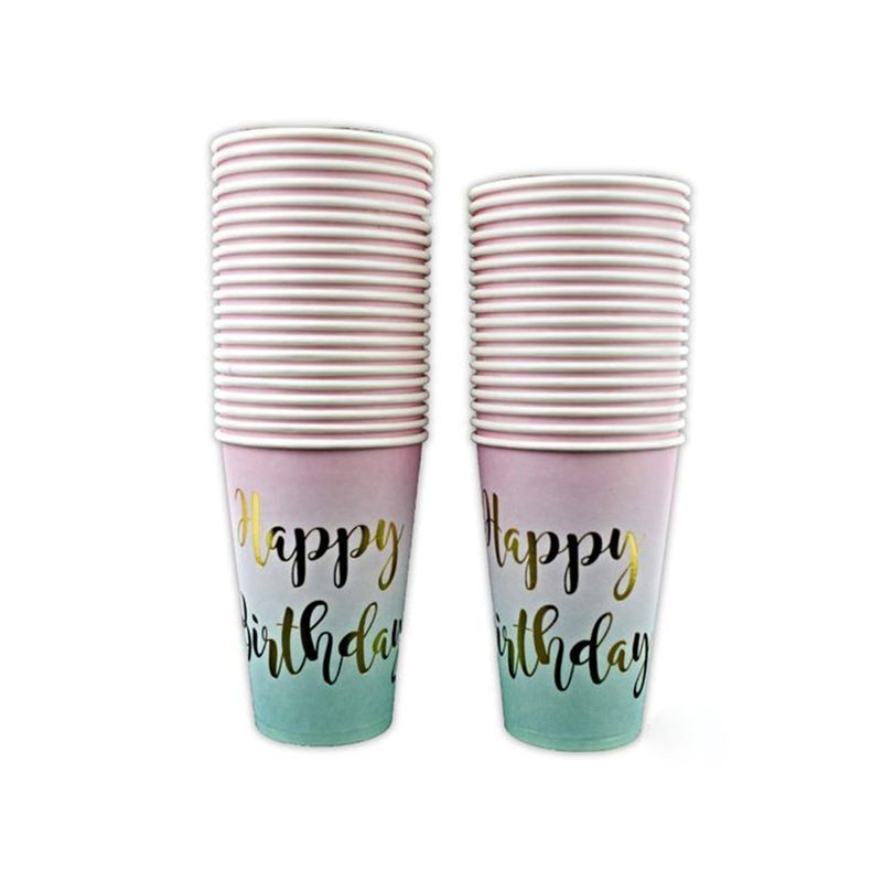 50 pcs Disposable Party Supplies Paper Cups