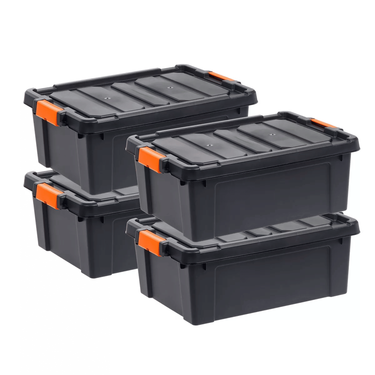 Heavy Duty Plastic Storage Bin with Durable Lid