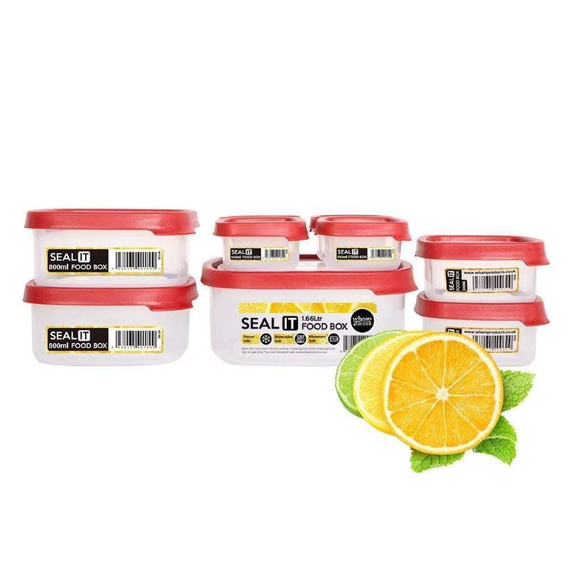 Food Storage Container Set with Easy Locking Lids