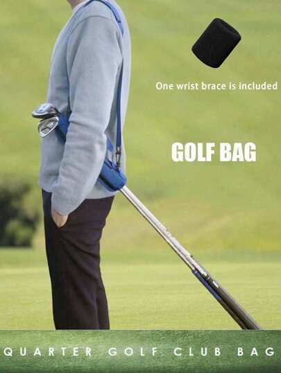 Portable Handheld Golf Club Bag Lightweight Mini Carry Case