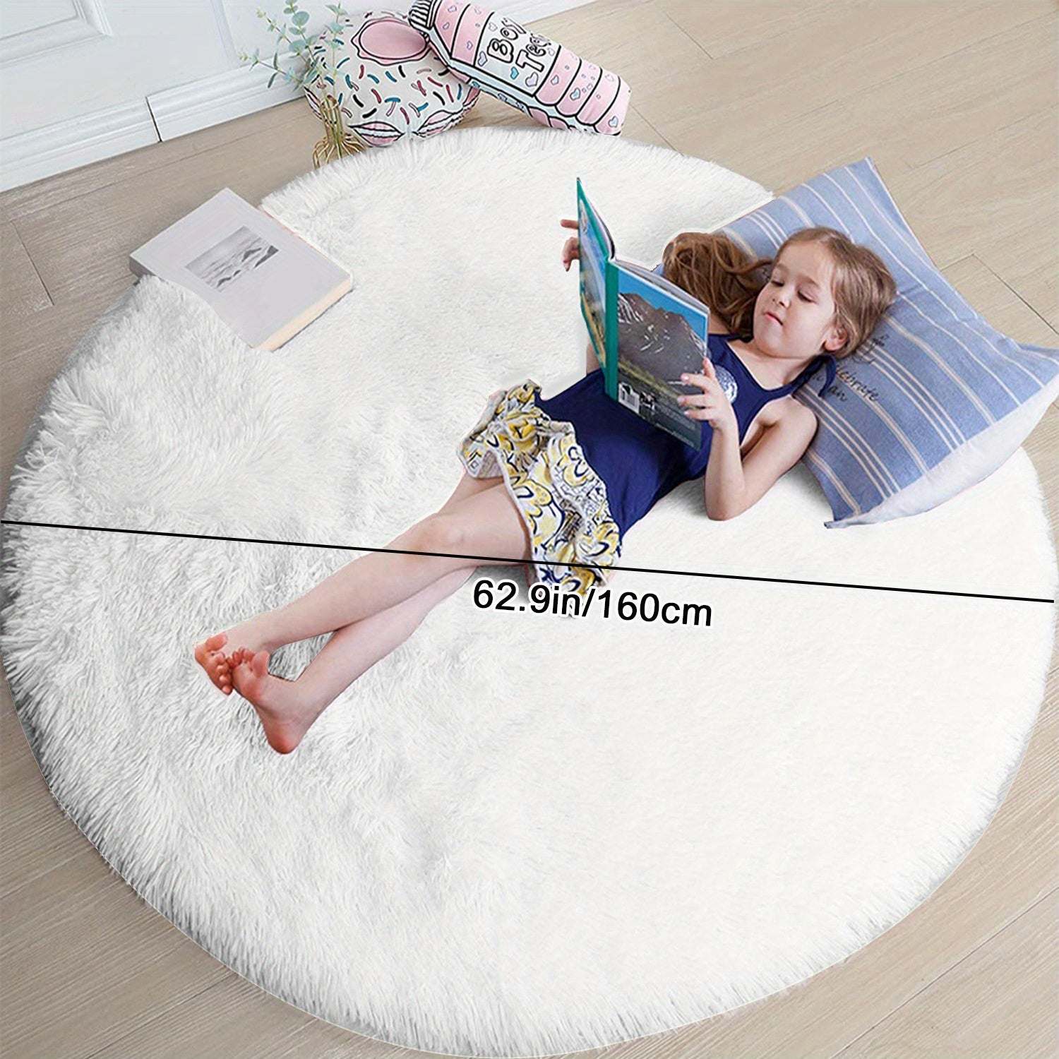Cozy Nonslip Plush Rug perfect for Room Decoration