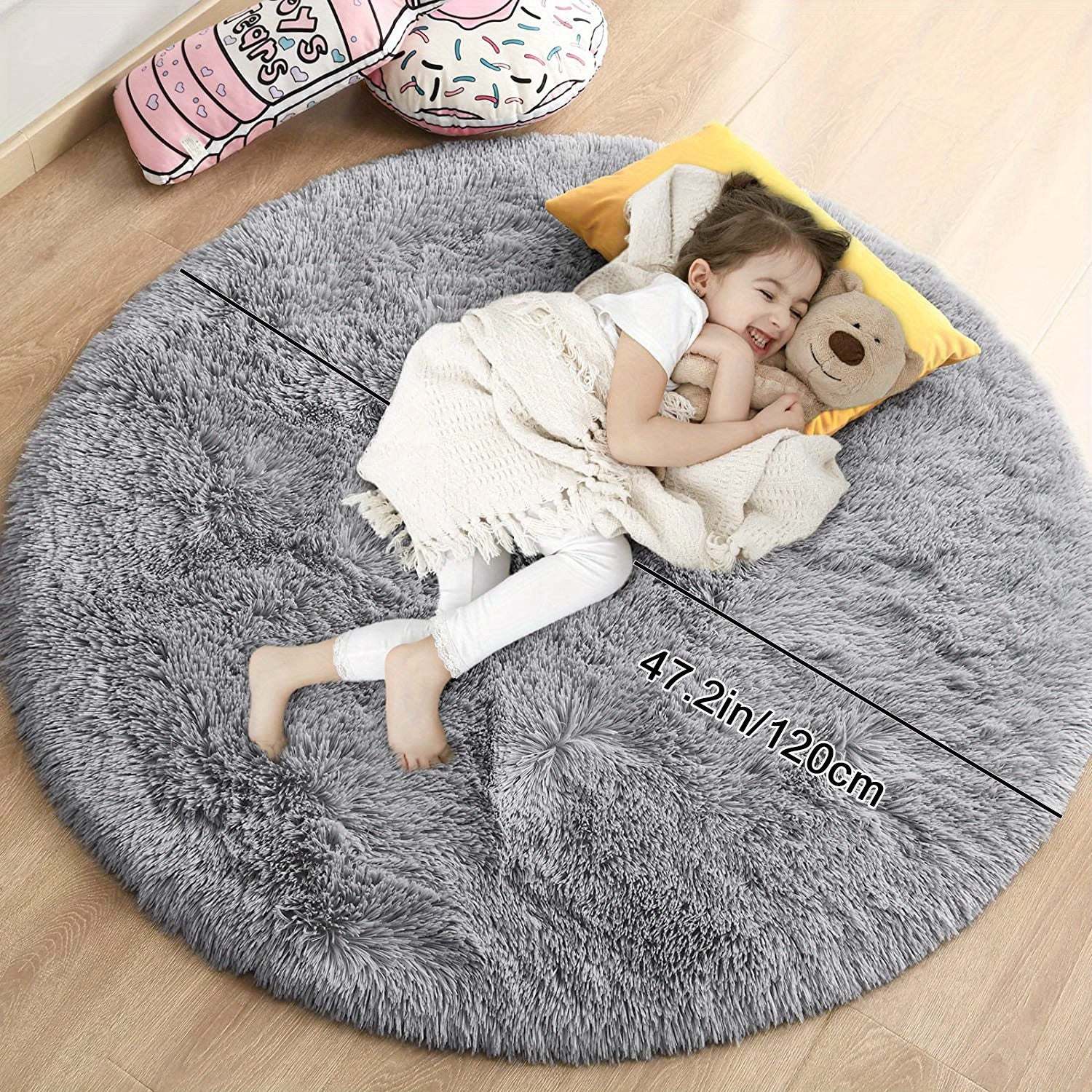 Cozy Nonslip Plush Rug perfect for Room Decoration