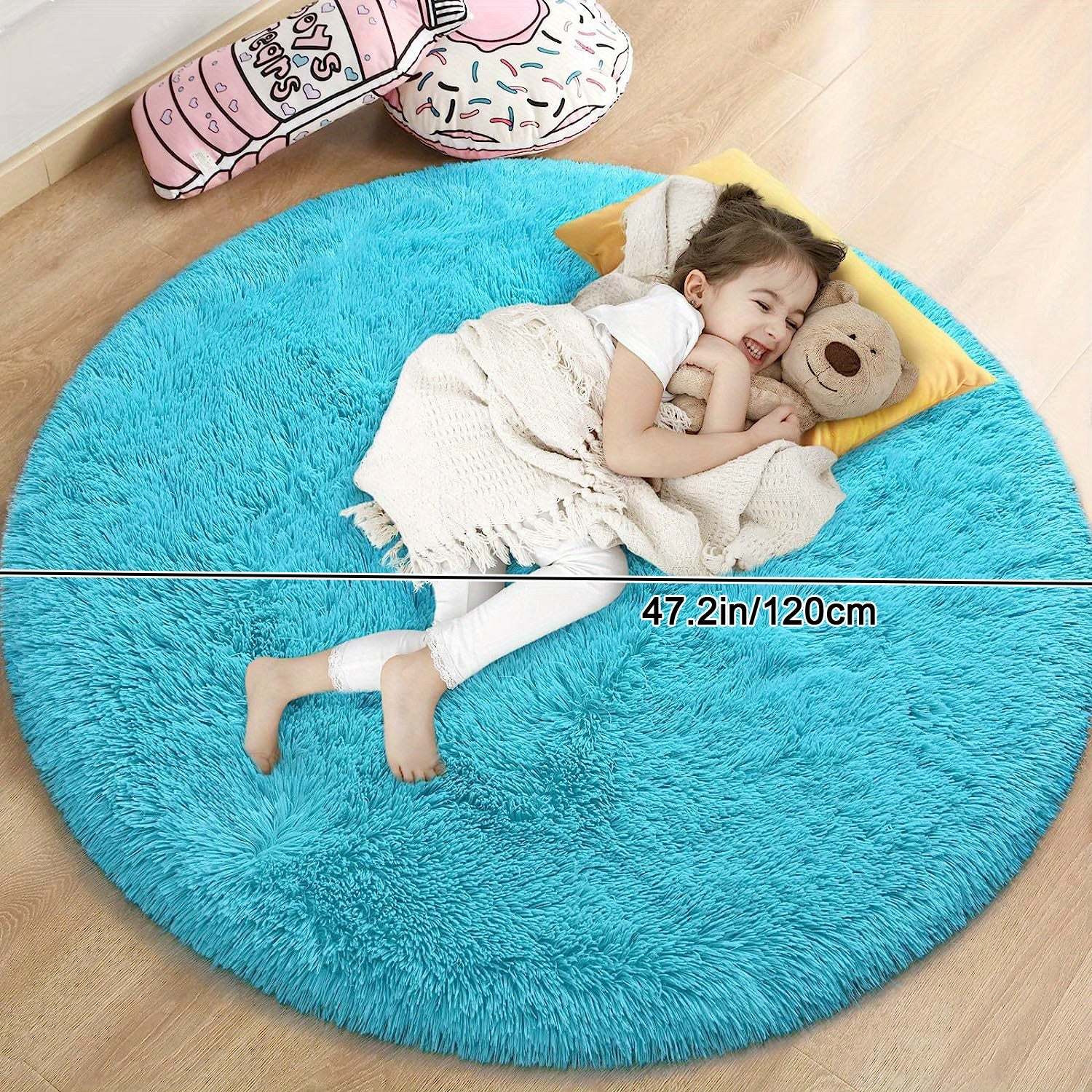 Cozy Nonslip Plush Rug perfect for Room Decoration