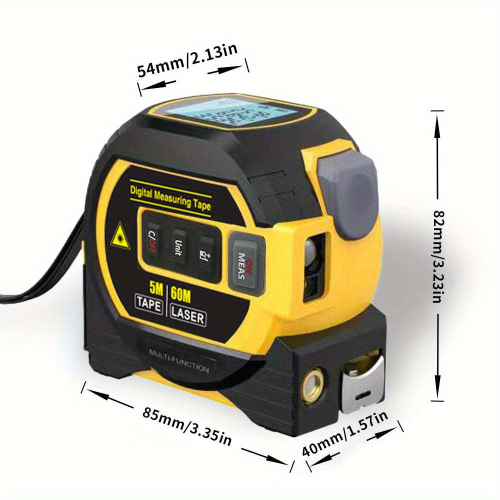 High Precision Laser Tape Measure 3in1 Rangefinder