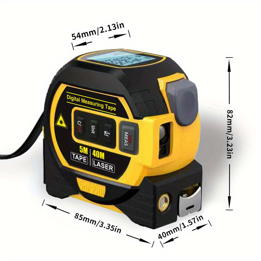 High Precision Laser Tape Measure 3in1 Rangefinder