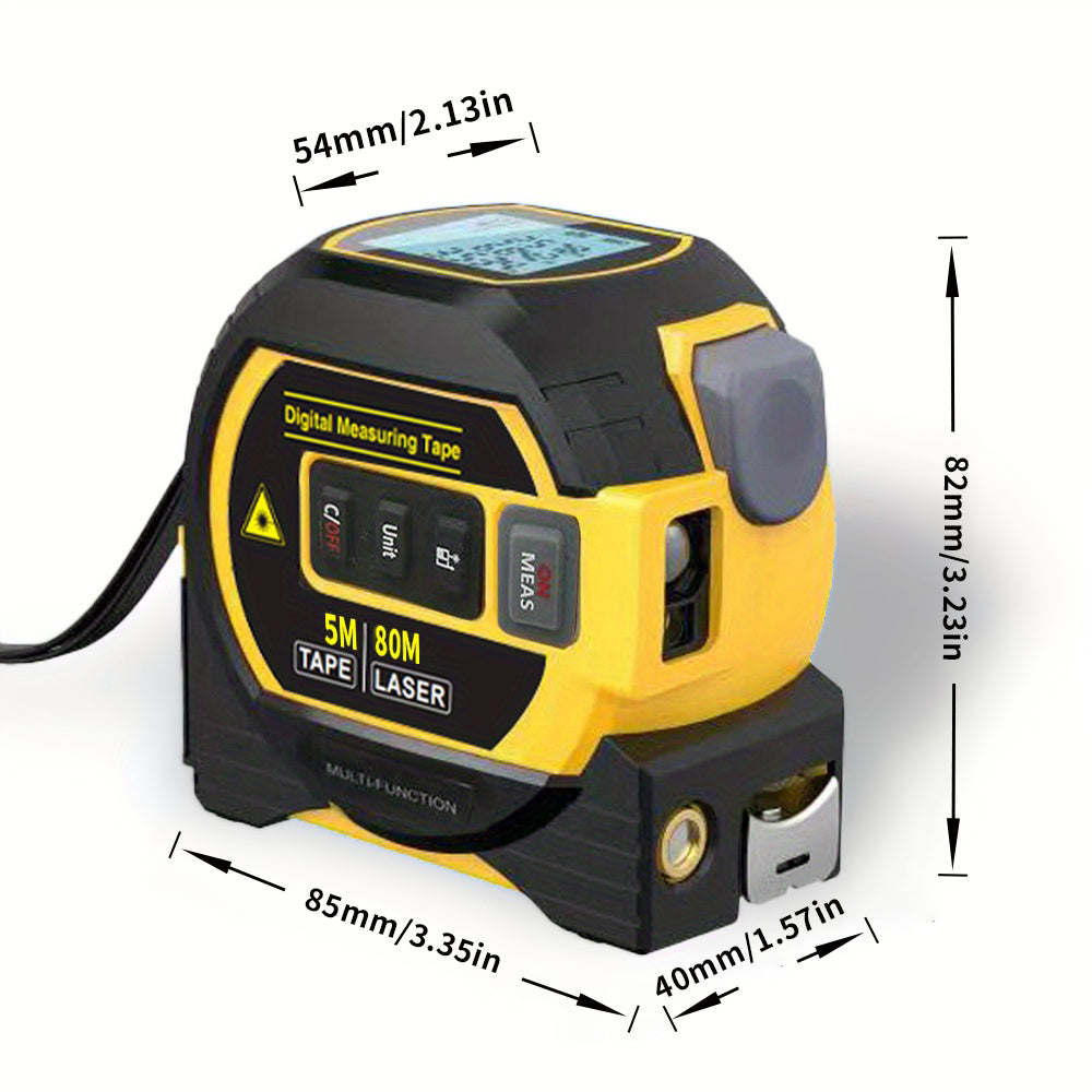 High Precision Laser Tape Measure 3in1 Rangefinder