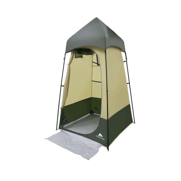 Hazel Creek Lighted Shower Tent One Room, Green